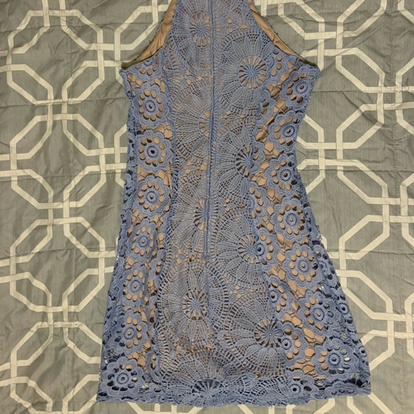 Small periwinkle and tan lace dress from Francescas - Picture 3 of 12
